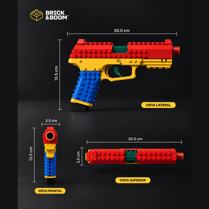 Pistola de Bloques con Expulsión de Casquillos